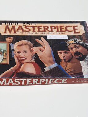 VINTAGE Masterpiece Art Auction Game COMPLETE Parker Brothers 1996 90s